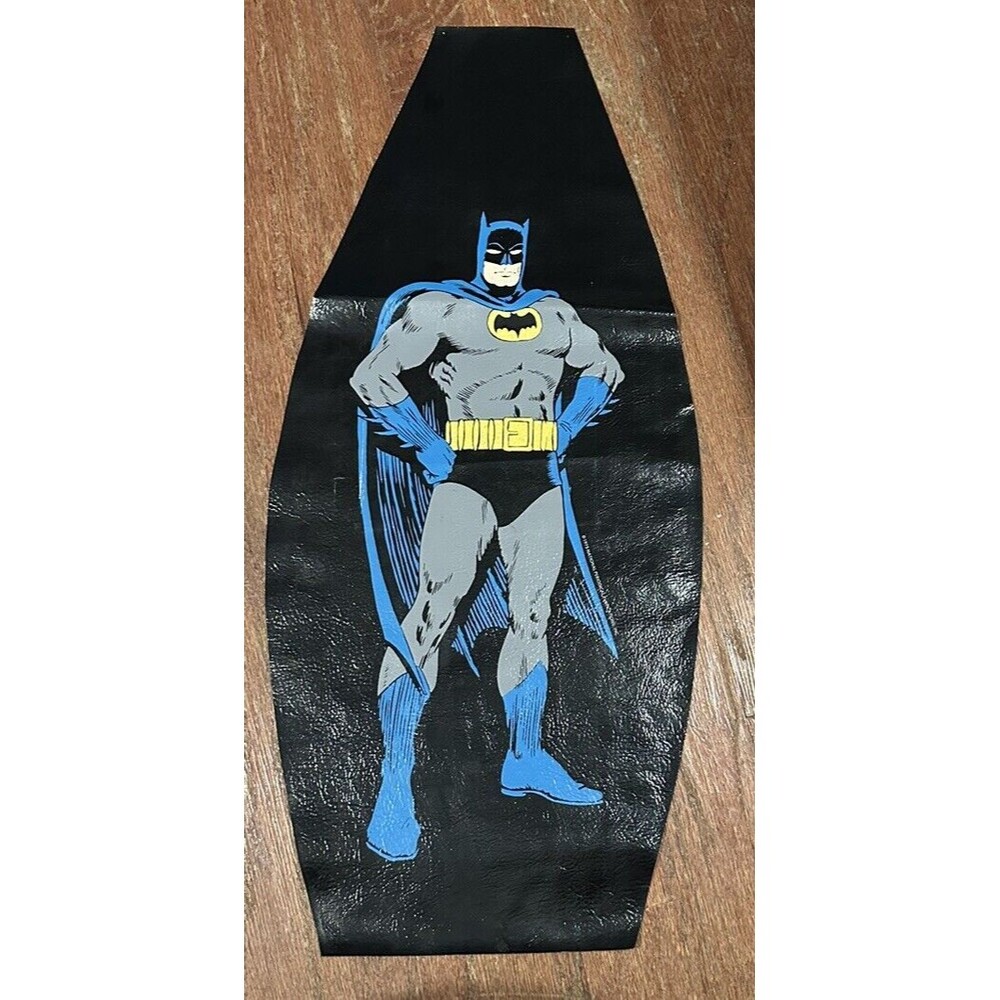 Batman 1970s Vinyl Panel Upholstery Chair Beanbag Coat Wall Hanging DC Comics